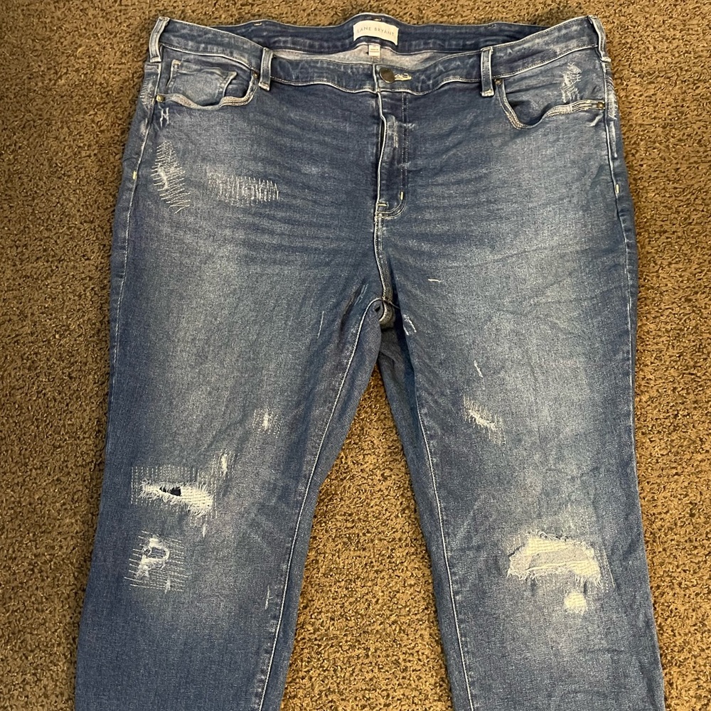 Lane Bryant Distressed Jeans 24